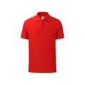 Поло мужское Fruit of the Loom Iconic Polo 180, красное