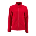 Кофта женская Sol's Norman Women на молнии, красная