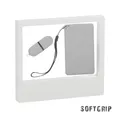 Подарочный набор Камень с покрытием soft grip на 2 предмета, серый, белый