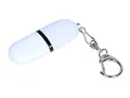 USB-флешка промо на 32 Гб каплевидной формы, белый