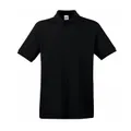 Поло мужское Fruit of the Loom Premium Polo 180, черное