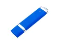 Флешка USB 2.0 на 8 Гб soft-touch Орландо, синяя