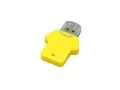 Флешка USB 3.0 на 128 Гб в виде футболки, жёлтая