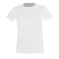 Фуболка женская Sol's Imperial Fit Women, белая