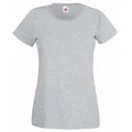 Футболка женская Fruit of the Loom Lady-Fit Valueweight T 165, серая