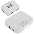 Разветвитель USB на 4 порта мини, белый