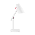 Настольный светильник с Беспроводной ЗУ Rombica LED L1, белый/красный