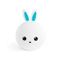 Ночник силиконовый Rombica LED Bunny, белый / голубой