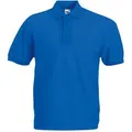 Поло мужское Fruit of the Loom Pocket Polo 180, королевское синее