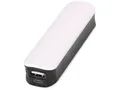 Зарядное устройство портативное Edge, 2000 mAh, черное/белое