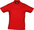 Рубашка поло мужская Sol's Prescott Men 170, красная