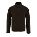 Кофта мужская Sol's Norman Men на молнии, черная