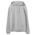 Толстовка с капюшоном унисекс B&C Hoodie, серый меланж