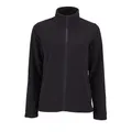 Кофта женская Sol's Norman Women на молнии, черная