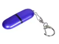 USB-флешка промо на 64 Гб каплевидной формы, синий