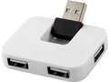 Разветвитель USB на 4 порта Gaia, белый