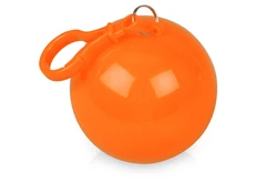 Дождевик в круглом футляре с карабином «Универсал», оранжевый фото