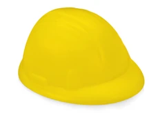 Антистресс Каска полиуретан, желтый фото