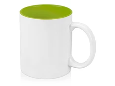 Кружка Gain, белый/ зеленый фото