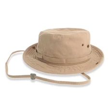 Панама GLOBE TROTTER, хлопок, хаки фото