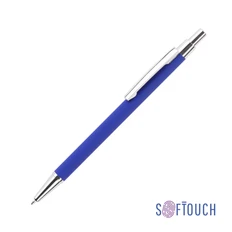 Ручка шариковая металлическая CPen Ray, soft touch, синяя фото