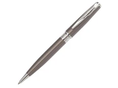 Ручка шариковая металлическая Pierre Cardin Secret Business, коричневая / серая фото
