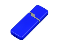 USB-флешка на 32 Гб с оригинальным колпачком, синий фото