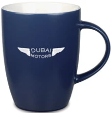 Кружка фарфоровая Elite Matt, синяя фото