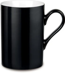 Фарфоровая кружка Prime Colour, черная фото