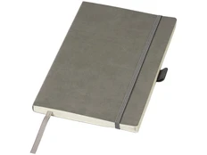 Блокнот в линейку на резинке Marksman Revello А5, 80 листов, серый фото