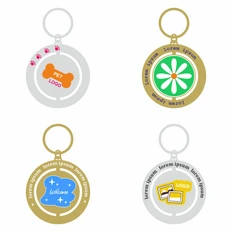 Брелок с поворотным элементом Spin на заказ фото
