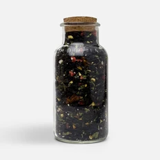 Чай «Сокочай» с соком ананаса, клубникой, мятой, медом и лимоном, черный фото