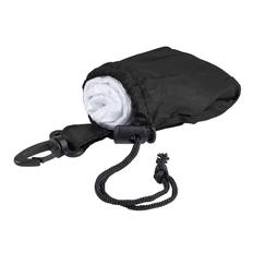 Дождевик в чехле с карабином Domin, черный / белый фото