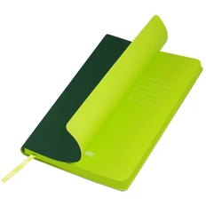 Ежедневник недатированный Portobello Trend Latte New, зеленый / лимонный фото