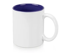 Кружка Gain, синий, белый фото