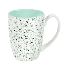Кружка Terrazzo, белая / зеленая фото
