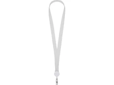 Ланъярд с ретрактором, белый фото