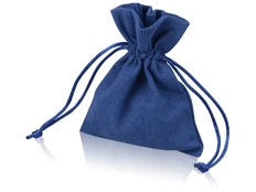 Мешочек подарочный маленький, синий фото