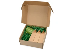 Набор подарочный Tea Chest: кружка и 3 вида чая, зеленый фото