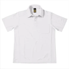 Футболка поло мужская B&C CoolPower Pro Polo, белая фото