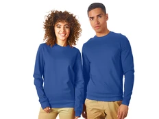 Свитшот унисекс US Basic Motion с начесом, синий фото