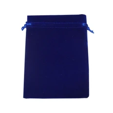 Упаковка Бархатный мешочек, синий фото