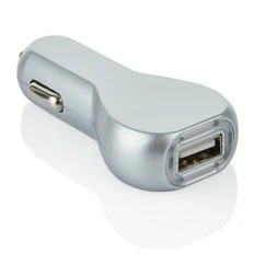 Зарядное устройство для автомобиля XD Collection, серебристое фото