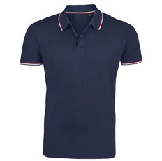 Поло мужское Sol's Prestige Men 200, темно-синее фото