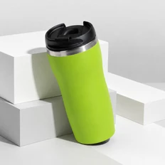 Термокружка «Double Wall Mug С1, soft-touch, 350 мл, зеленая фото