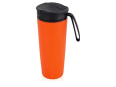 Термокружка Годс металл на присоске, оранжевый фото