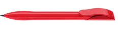 Ручка шариковая пластиковая Senator Hattrix Polished Soft, красная фото