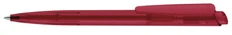Ручка шариковая пластиковая Senator Dart Clear, прозрачная темно-красная фото