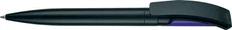 Ручка шариковая пластиковая Senator Verve Basic, черная / фиолетовая фото