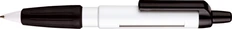 Ручка шариковая пластиковая Senator Big Pen Message XL, белая / черная фото
